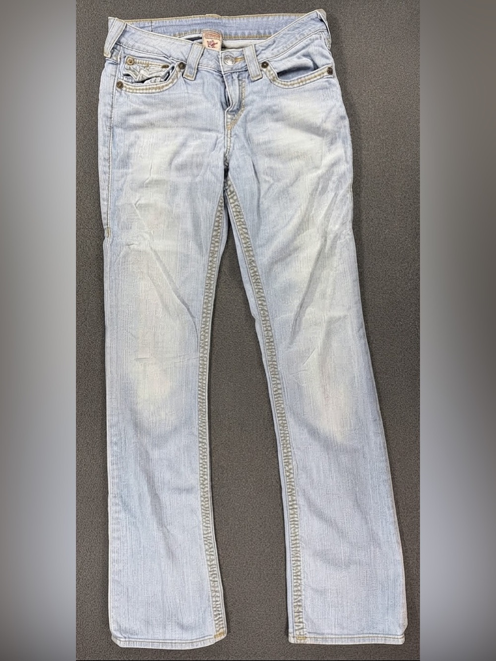 True Religion “Hi-Rise Boot” Jeans Size 29 Thick Stitch Hi Rise Boot Y2K Womens